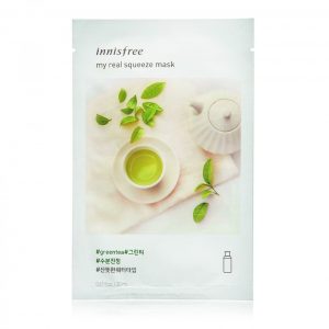 Маска на водной основе с экстрактом зеленого чая INNISFREE My Real Squeeze Mask Green Tea
