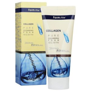Пенка очищающая с коллагеном FarmStay Pure Cleansing Foam, 180 мл