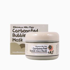 МАСКА пузырьковая очищающая Elizavecca Milky Piggy Carbonated Bubble Clay Mask100мл