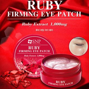Гидрогелевые патчи для глаз с экстрактом пудры рубина SNP Ruby Firming Eye Patch, 60шт